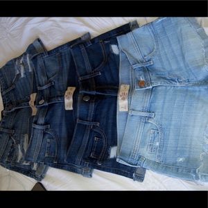 4 hollister shorts for $24!